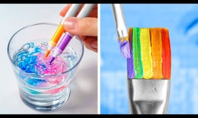 🌟 ¡MANUALIDADES RÁPIDAS Y FÁCILES CON ARCOÍRIS! 🖌️🌈 ¡APÚRATE A PROBARLAS!