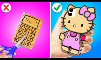 ¡FUNDA DE TELÉFONO DE CARTÓN DIY 💖📦 LAS MEJORES MANUALIDADES ARCOÍRIS!