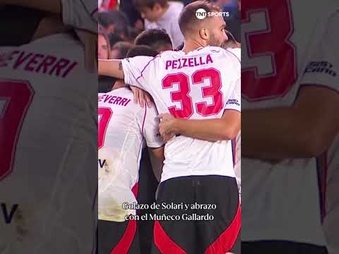 GOLAZO de Pablo Solari y ABRAZO de todo el equipo con Marcelo Gallardo ð¥¹â¤ï¸âð©¹