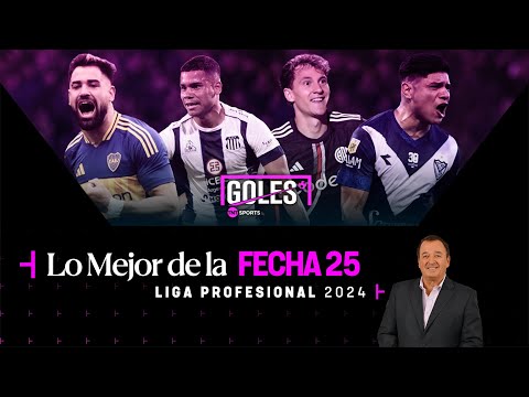 GOLES TNT Sports: Lo mejor de la fecha 25 del Torneo de la Liga 2024 del fútbol argentino GOLES TNT Sports: Lo mejor de la fecha 25 del Torneo de la Liga 2024 del fútbol argentino