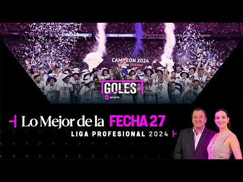 GOLES TNT Sports: Lo mejor de la fecha 27 del Torneo de la Liga 2024 – VÃLEZ CAMPEÃN