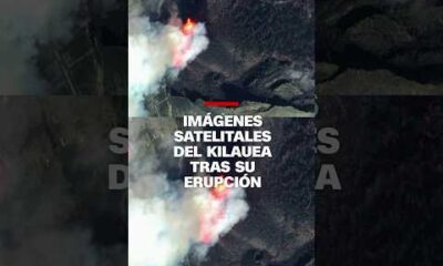 Imágenes satelitales del volcán #Kilauea tras su erupción