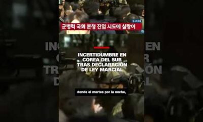 Incertidumbre en Corea del Sur tras declaración de ley marcial