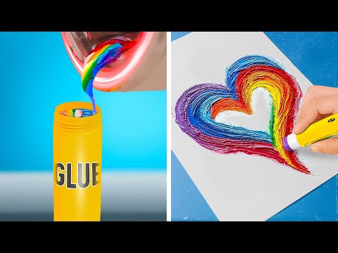 ¡INCREÍBLE! 🌈✨ IDEAS DE MANUALIDADES ARCOÍRIS PARA DÍAS ABURRIDOS ¡INCREÍBLE! 🌈✨ IDEAS DE MANUALIDADES ARCOÍRIS PARA DÍAS ABURRIDOS