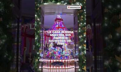 La Casa Blanca muestra sus adornos navideños del 2024