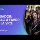 La Justicia restituyó a la vicepresidenta de Ecuador