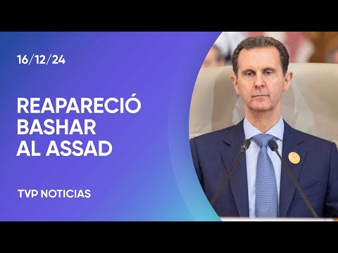 La palabra del derrocado presidente sirio Bashar Al Assad en Rusia