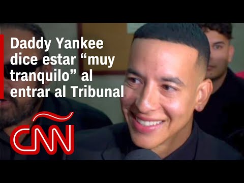 Las palabras de Daddy Yankee mientras ingresaba al Tribunal por una demanda contra su esposa