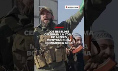 Los rebeldes celebran la toma de Aleppo mientras Rusia bombardea Siria