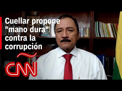 Mano dura contra la corrupción: el plan de Vicente Cuellar