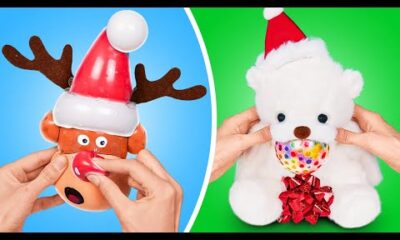 MANUALIDADES SQUISHY PARA NAVIDAD 🎄✨ REGALOS CON ALEGRÍA