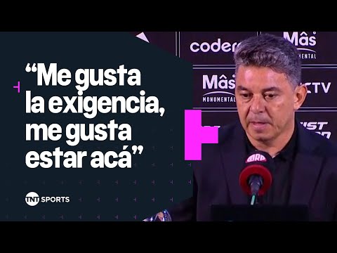 Marcelo Gallardo: “Me gusta la exigencia, me gusta estar acÃ¡”