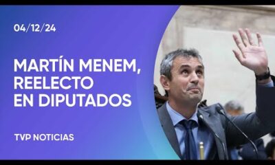 Martín Menem fue reelecto como presidente de la Cámara de Diputados