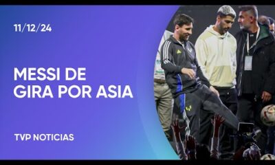 Messi en un evento benéfico en Azerbaiyán