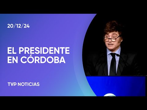 Milei habló en la Bolsa de Comercio de Córdoba Milei habló en la Bolsa de Comercio de Córdoba