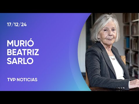 Murió Beatriz Sarlo Murió Beatriz Sarlo