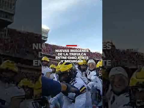 Nuevas imágenes de la trifulca entre Ohio State y Michigan Nuevas imágenes de la trifulca entre Ohio State y Michigan