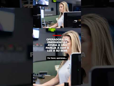 Operadora de emergencias ayuda a a una pareja a dar a luz a su bebé