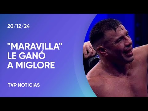 Párense de manos 2: Maravilla Martínez venció a Pablo Migliore Párense de manos 2: Maravilla Martínez venció a Pablo Migliore