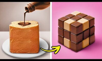 PASTEL DE CHOCOLATE EN CUBOS 🍫🎂 ¡POSTRES FÁCILES Y DELICIOSOS EN MINUTOS! ⏰