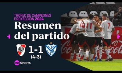 Por PENALES, RIVER es CAMPEÃN del TROFEO DE CAMPEONES PROYECCIÃN | #River 1(4)-(3)1 #Velez | Resumen