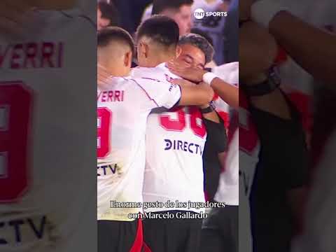 Qué lindo gesto de todos los jugadores de River con Marcelo Gallardo ð¥¹â¤ï¸â𩹠Qué lindo gesto de todos los jugadores de River con Marcelo Gallardo ð¥¹â¤ï¸âð©¹