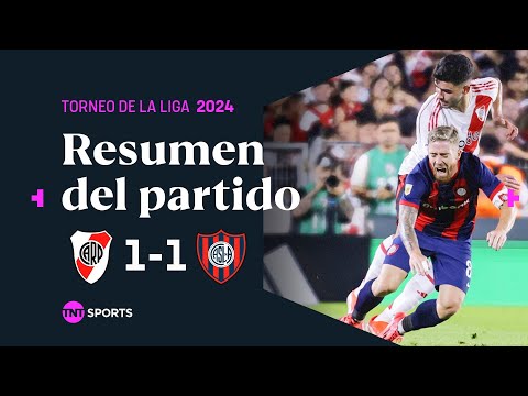 RIVER IGUALÃ con SAN LORENZO y MUNIAIN fue la FIGURA 8ï¸â£0ï¸â£ | #River 1-1 #SanLorenzo | Resumen