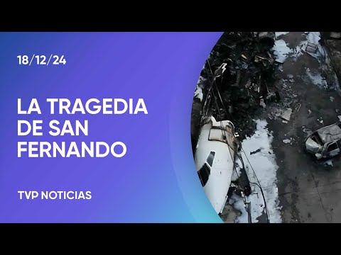 Se despistó un avión en San Fernando y chocó contra una casa: murieron el piloto y el copiloto