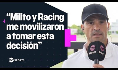 SebastiÃ¡n Saja: “Diego Milito y Racing me movilizaron a tomar esta decisiÃ³n”