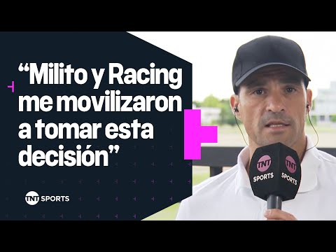 Sebastián Saja: “Diego Milito y Racing me movilizaron a tomar esta decisión” Sebastián Saja: “Diego Milito y Racing me movilizaron a tomar esta decisión”