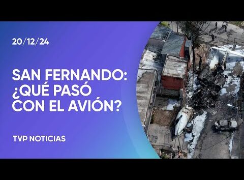 Sigue la investigación sobre la caída del avión en San Fernando