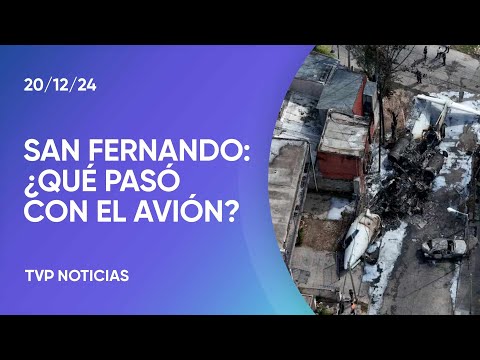 Sigue la investigación sobre la caída del avión en San Fernando