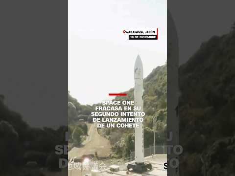 Space One fracasa en su segundo intento de lanzamiento de un cohete