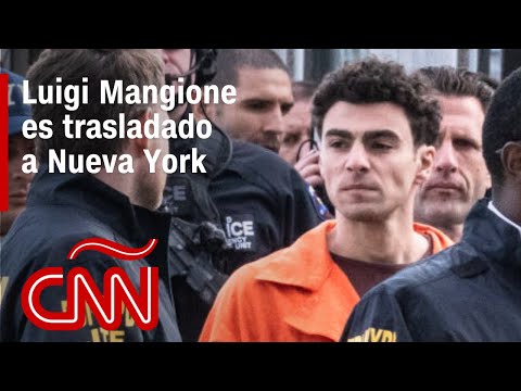 Trasladan a Luigi Mangione a Nueva York para enfrentar 11 cargos por el asesinato de Brian Thompson