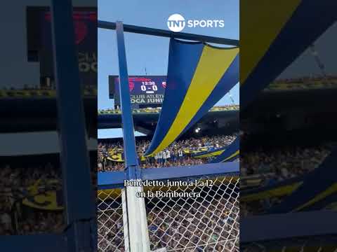 TU CARA ME SUENA ð9ï¸â£ DarÃ­o Benedetto estuvo en La Bombonera junto a LA 12 vs. Independiente ðµð¡