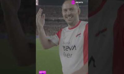 Un momento especial con BBVA â½Durante el entretiempo de River vs. San Lorenzo