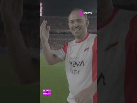 Un momento especial con BBVA â½Durante el entretiempo de River vs. San Lorenzo