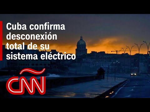 Unión Eléctrica de Cuba confirma “desconexión total del sistema” a nivel nacional