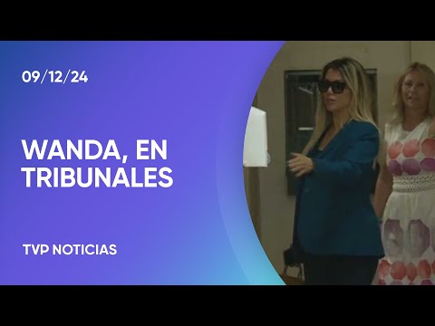 Wanda Nara llegó a Tribunales para hacerse nuevas pericias