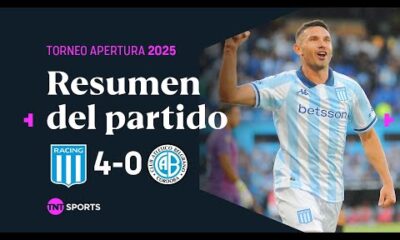 Â¡GOLEADA DE RACING A BELGRANO EN EL CILINDRO! | #Racing 4-0 #Belgrano | Resumen
