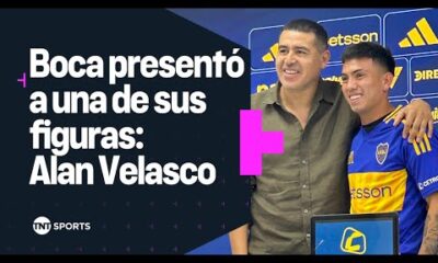 Alan Velasco fue presentado en Boca: “Toda mi familia es Bostera”