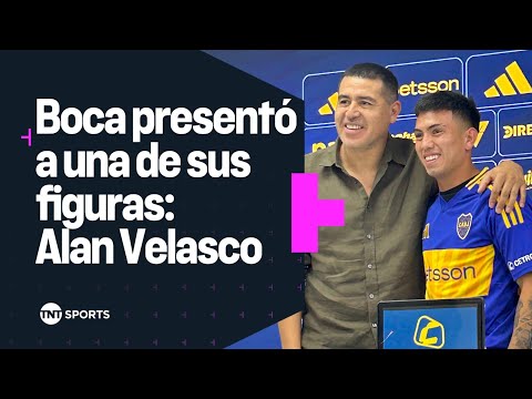 Alan Velasco fue presentado en Boca: “Toda mi familia es Bostera”