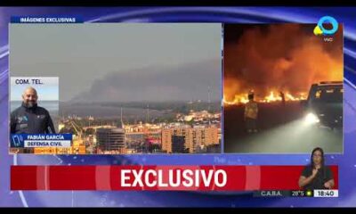 AMBA: incendio en la reserva de Hudson