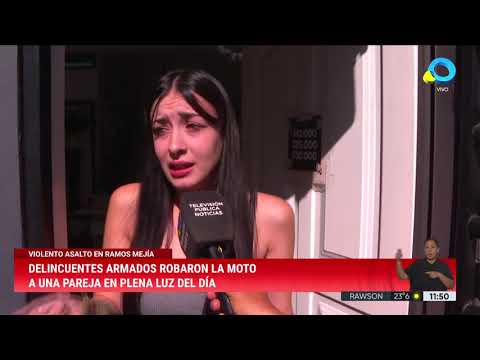 AMBA: le robaron la moto a una pareja en Ramos Mejía AMBA: le robaron la moto a una pareja en Ramos Mejía