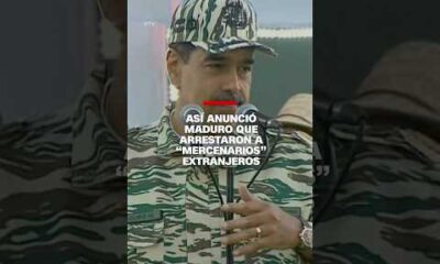 Así anunció Maduro que arrestaron a “mercenarios” extranjeros