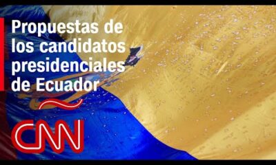 Así llegan los candidatos a las elecciones presidenciales de Ecuador 2025