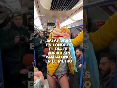 Así se vivió en Londres el día de viajar sin pantalones en el Metro