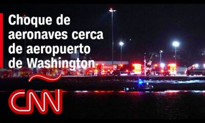 Avión y helicóptero chocan cerca del Aeropuerto Nacional Reagan en Washington