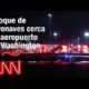 Avión y helicóptero chocan cerca del Aeropuerto Nacional Reagan en Washington