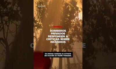 Bomberos privados responden a críticas sobre incendios